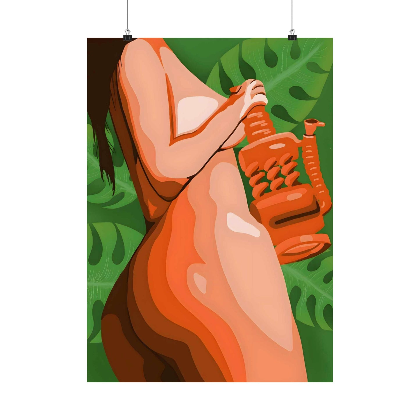 Nikki Color Block Babe Poster