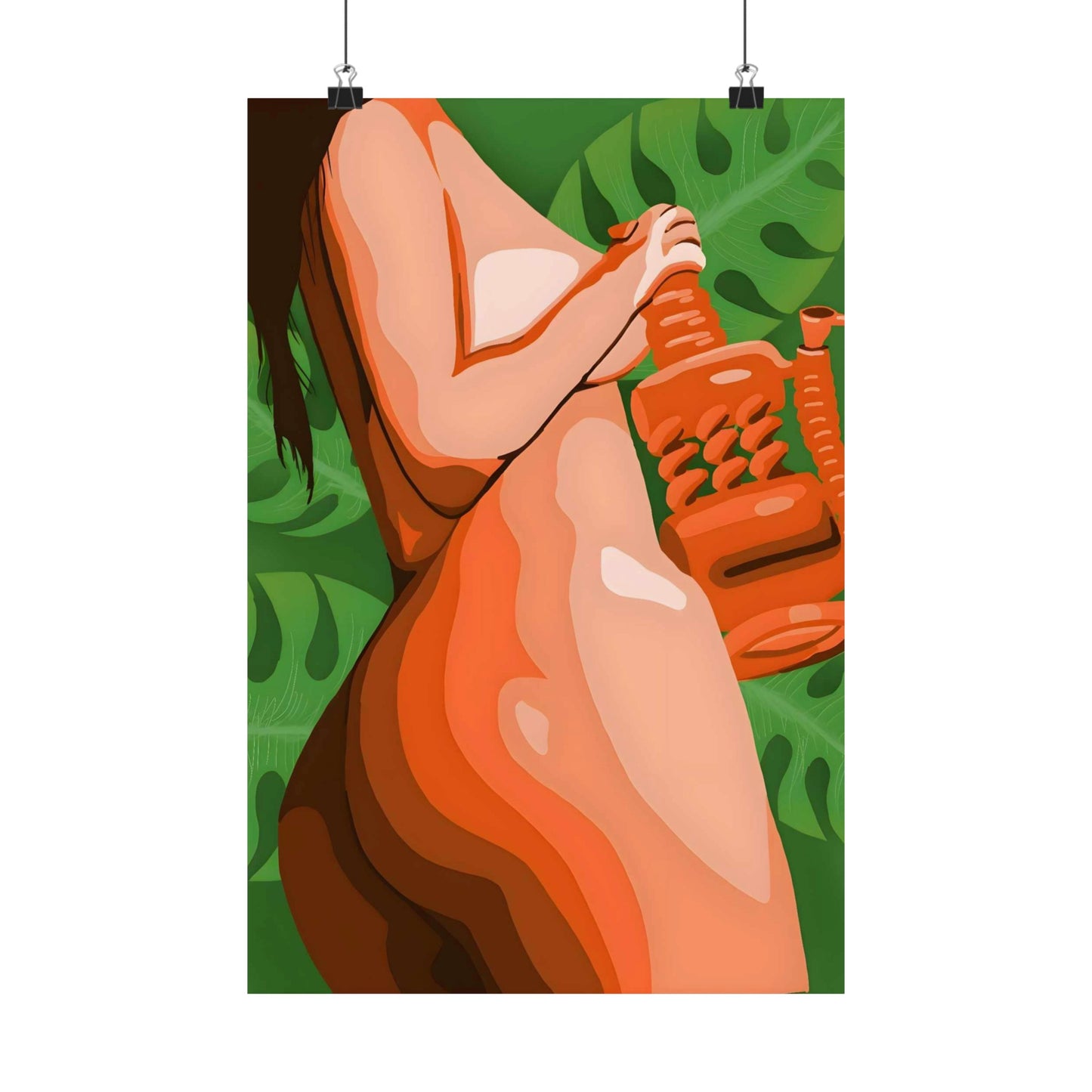Nikki Color Block Babe Poster
