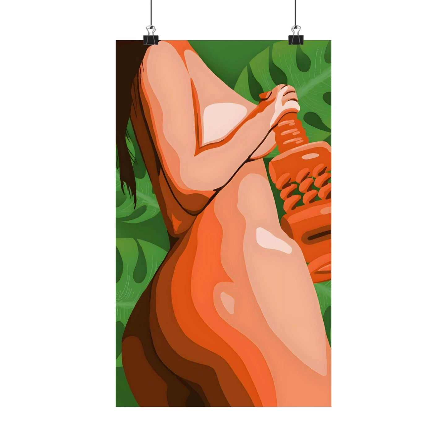 Nikki Color Block Babe Poster